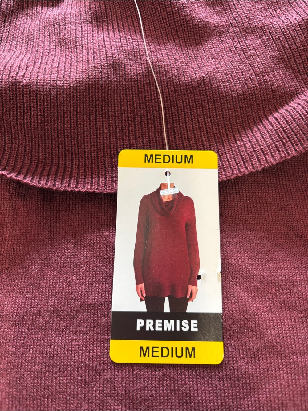 Premise Mauve Cowl Neck Sweater